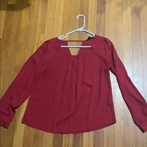 Red blouse